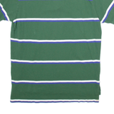 POLO RALPH LAUREN Mens Polo Shirt Green Striped L