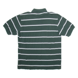 NAUTICA Mens Polo Shirt Green Striped XL