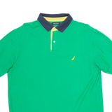 NAUTICA Mens Polo Shirt Green L
