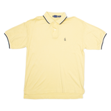 NAUTICA Mens Polo Shirt Yellow M