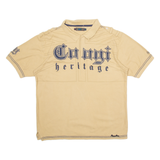 COOGI Mens Polo Shirt Beige L