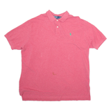POLO RALPH LAUREN Mens Polo Shirt Red 2XL