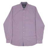 TED BAKER Mens Shirt Purple Long Sleeve M