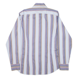 TED BAKER Mens Shirt Blue Striped Long Sleeve M