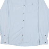 TED BAKER Mens Plain Shirt Blue Long Sleeve S