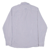 TED BAKER Mens Shirt Blue Gingham Long Sleeve S