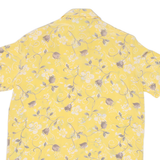 CARAT Womens Shirt Yellow Floral UK 14