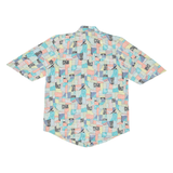 Womens Shirt Green Geometric L