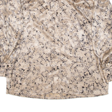 SERGIO DI LAURENTI Womens Shirt Gold Paisley Long Sleeve L