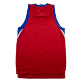 ADIDAS Philadelphia 79ers Sixers NBA Mens Jersey Red Sleeveless USA V-Neck M
