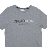 CALVIN KLEIN Mens T-Shirt Grey M