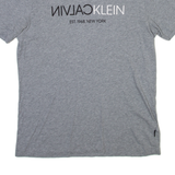 CALVIN KLEIN Mens T-Shirt Grey M