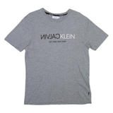 CALVIN KLEIN Mens T-Shirt Grey M