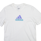 ADIDAS Mens T-Shirt White S