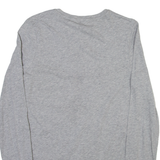 TOMMY HILFIGER Mens T-Shirt Grey Long Sleeve S