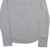 TOMMY HILFIGER Mens T-Shirt Grey Long Sleeve S
