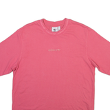 ADIDAS ORIGINALS Womens T-Shirt Pink S