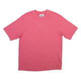 ADIDAS ORIGINALS Womens T-Shirt Pink S