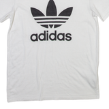 ADIDAS ORIGINALS Womens T-Shirt White UK 4