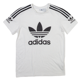 ADIDAS ORIGINALS Womens T-Shirt White UK 4