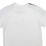 ADIDAS ORIGINALS Womens T-Shirt White UK 4