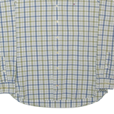 TOMMY HILFIGER Mens Shirt Green Check Long Sleeve M