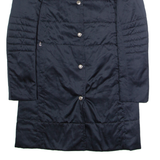 BOGNER Womens Quilted Coat Blue UK 8
