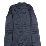 BOGNER Womens Quilted Coat Blue UK 8