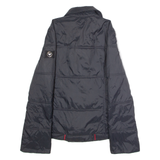 EMPORIO ARMANI Womens Quilted Jacket Blue UK 8