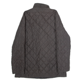 BARBOUR Hampton Mens Quilted Jacket Black Diamond M