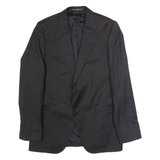 JOOP! Mens Blazer Jacket Black Wool Pinstripe M