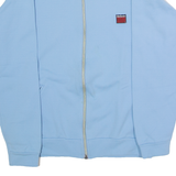 MERBOSO Womens Track Jacket Blue 80s UK 12