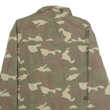 H&M DIVIDED Womens Military Jacket Green Camouflage UK 8