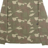 H&M DIVIDED Womens Military Jacket Green Camouflage UK 8