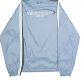 PUMA Kerzers Lauf Mens Windbreaker Jacket Blue Nylon Hooded S