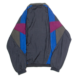 PUMA Mens Shell Jacket Black Nylon 90s Colourblock M