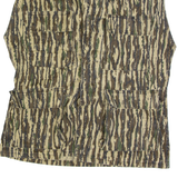 Mens Shirt Green Camouflage Sleeveless S