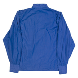 S&W PARIS MILANO China Womens Plain Shirt Blue Floral Long Sleeve L