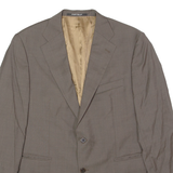 PIATTELLI Mens Blazer Jacket Grey Wool L