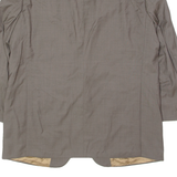 PIATTELLI Mens Blazer Jacket Grey Wool L