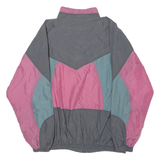 FREESTYLE BEACHWEAR Womens Shell Jacket Black 80s Colourblock XL