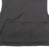 BEST FASHION Utility Mens Gilet Black Twill 90s 2XL