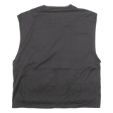 BEST FASHION Utility Mens Gilet Black Twill 90s 2XL