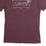 LEVI'S Mens T-Shirt Maroon S