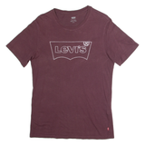LEVI'S Mens T-Shirt Maroon S