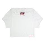 BEASTER Mens Jersey White Long Sleeve USA V-Neck XL