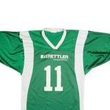 TEAMWORK Mens Jersey Green USA V-Neck Nylon M