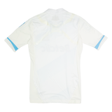 ADIDAS Marseille Mens Football Shirt Jersey White USA V-Neck Nylon L