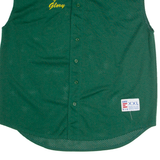 EAGLE King Of Glory Mens Jersey Green Sleeveless Button Neck 2XL