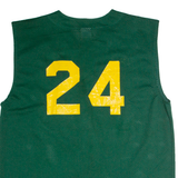 EAGLE King Of Glory Mens Jersey Green Sleeveless Button Neck 2XL